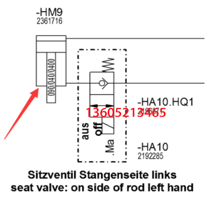 进口摊铺机熨平板提升油缸电磁阀2526504