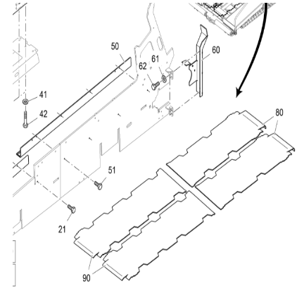 后输料底板(机械式)（液压式）2030836